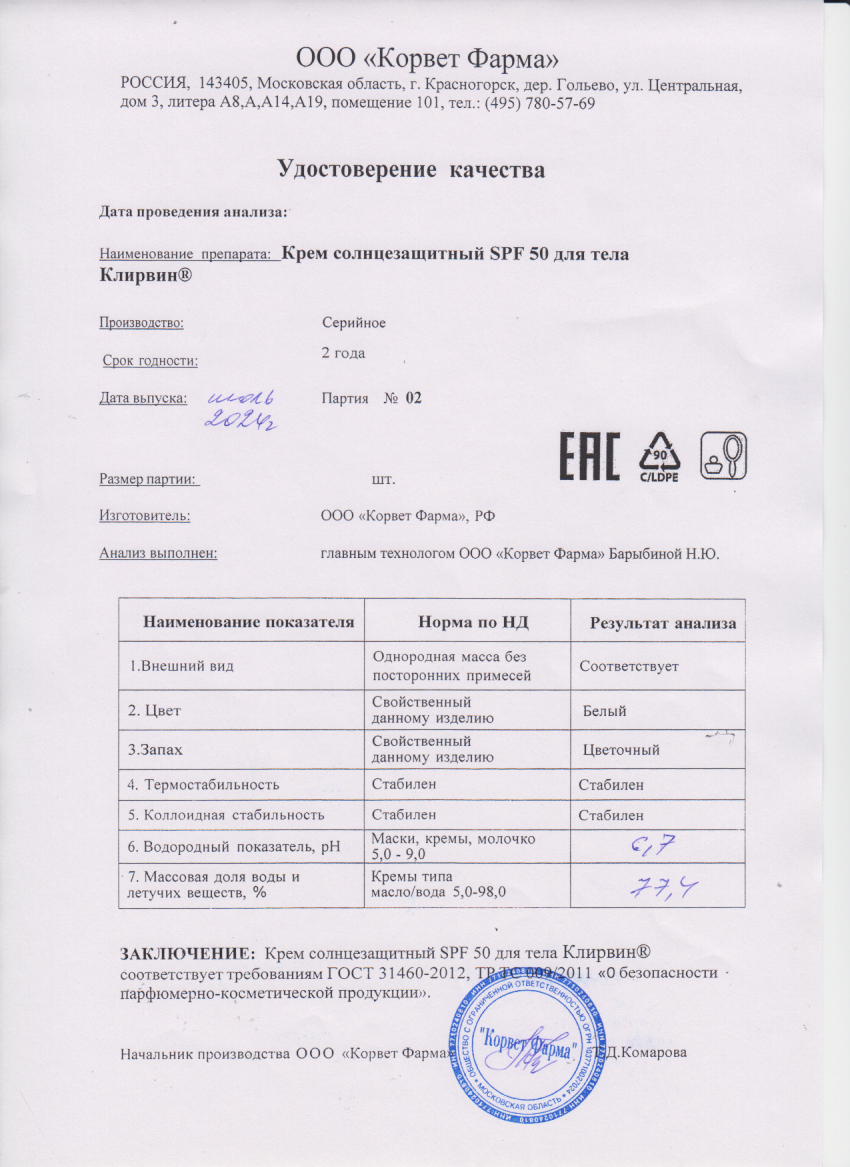 Паспорт №07202402